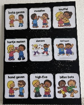 Het begroetingsbord